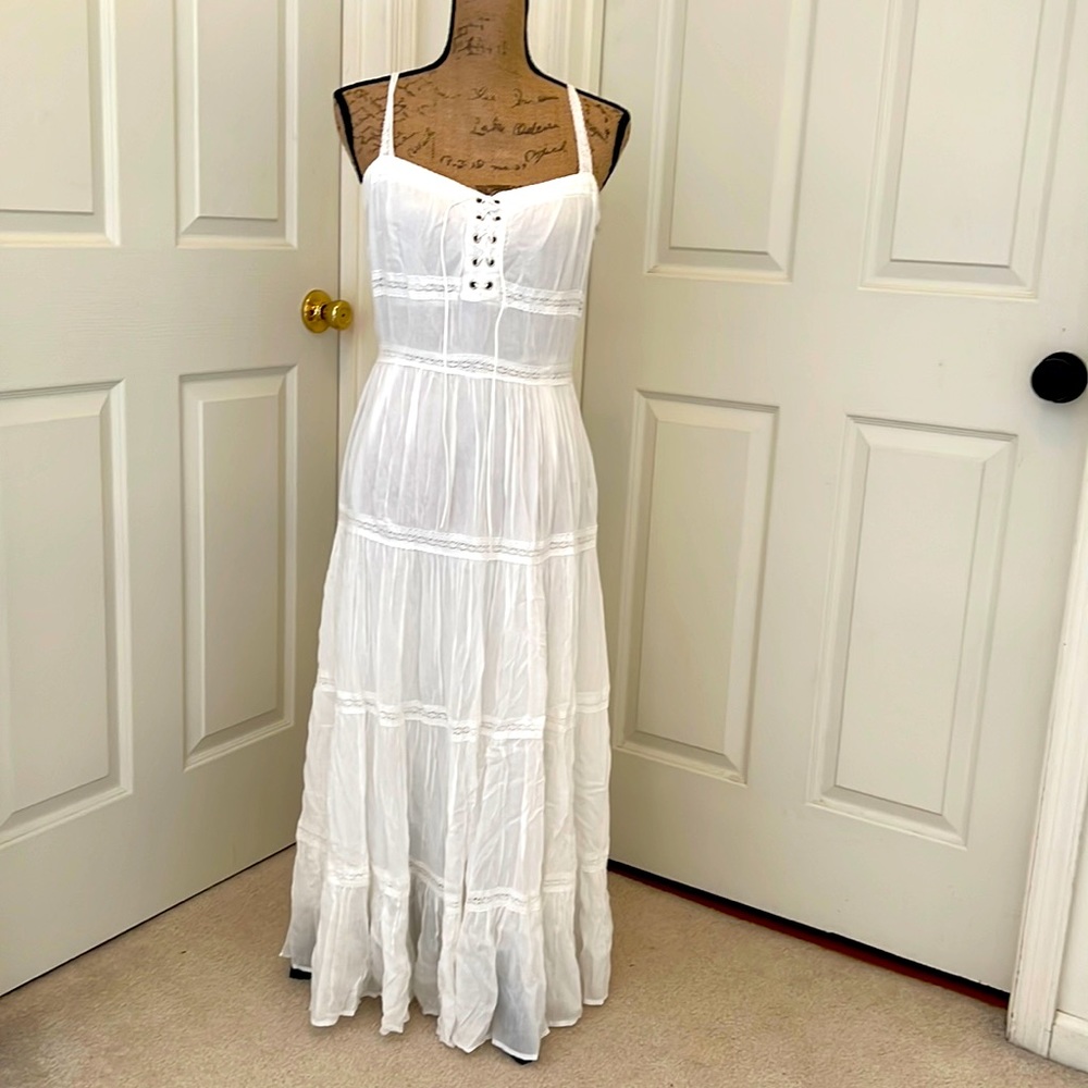 White flowing Sun dress